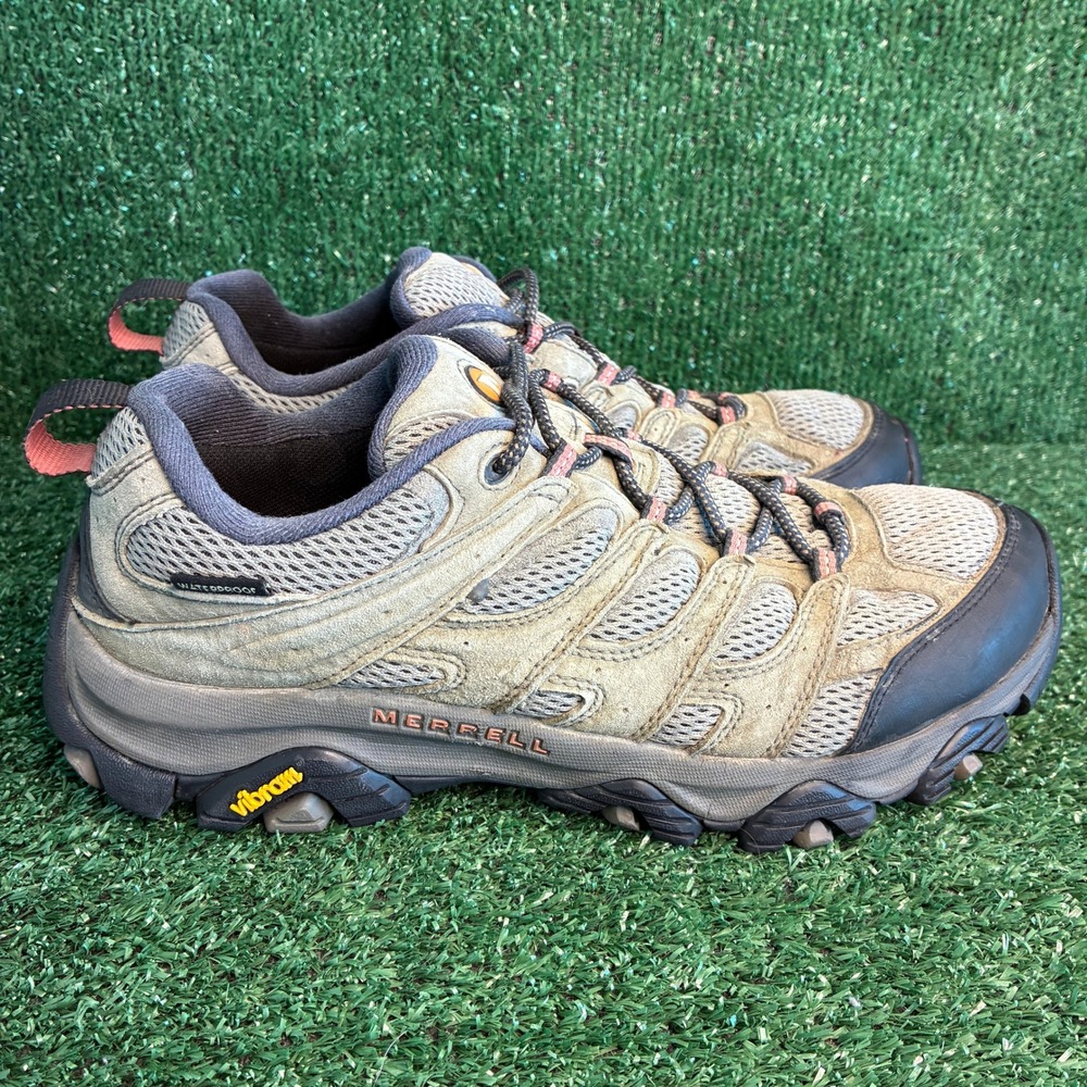 Merrell Moab 3 Waterproof Hiking Vibram Gorpcore Outdoor Shoe Brown Mens 10 Wide